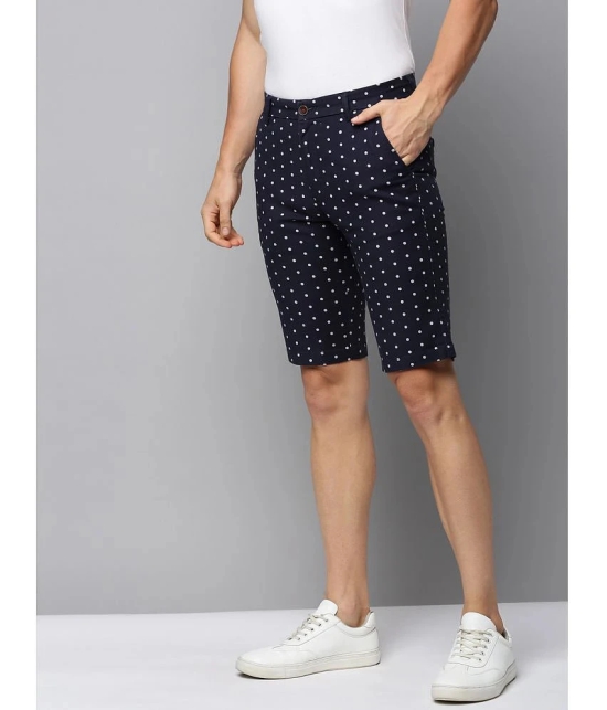 Showoff - Navy Blue Cotton Mens Chino Shorts ( Pack of 1 ) - None