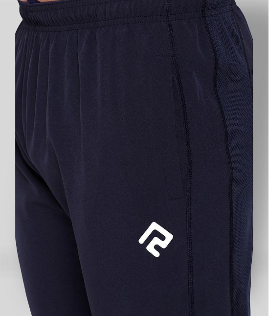 RANBOLT -  Navy Blue Polyester Men's Sports Trackpants ( Pack of 1 ) - 2XL