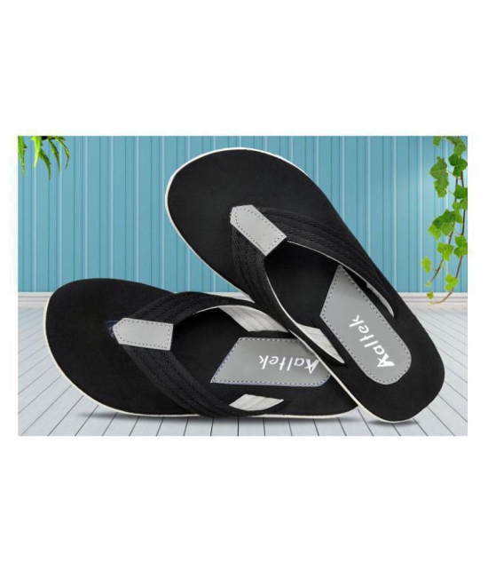 Altek Black Daily Slippers - 6