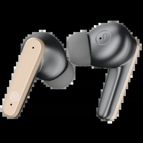 Noise Buds VS104 Max Truly Wireless In-Ear Earbuds with ANC(Up to 25dB),Up to 45H Playtime, Quad Mic with ENC, Instacharge (10 min = 180 min), 13mm Driver, BT v5.3 Silver Grey