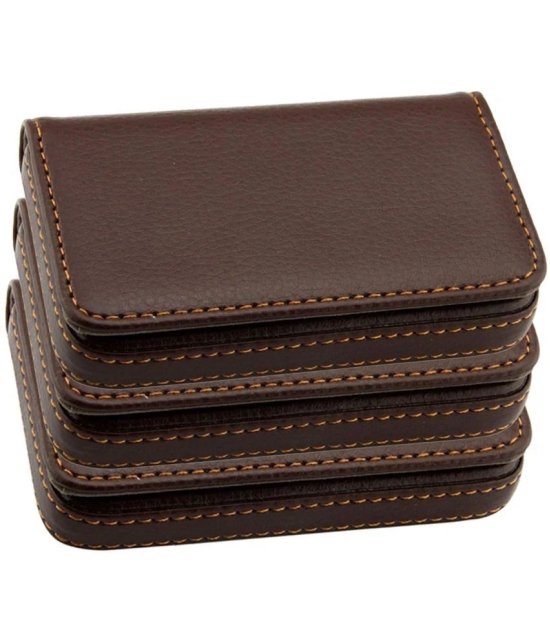 Loopa Leather Brown Casual Traveller Wallet - Brown