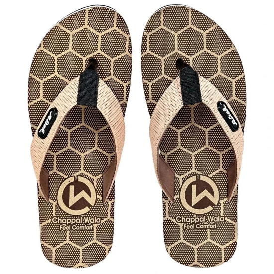 Altek - Brown Mens Thong Flip Flop - None