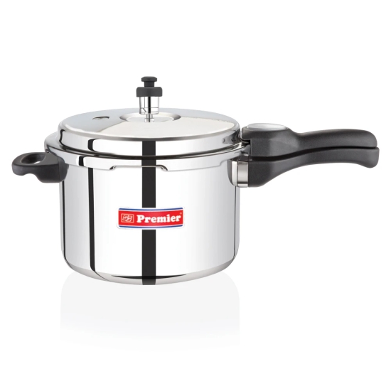 Premier Comfort Stainless Steel Sandwich Botttom Pressure Cooker with Induction - 10 Ltr