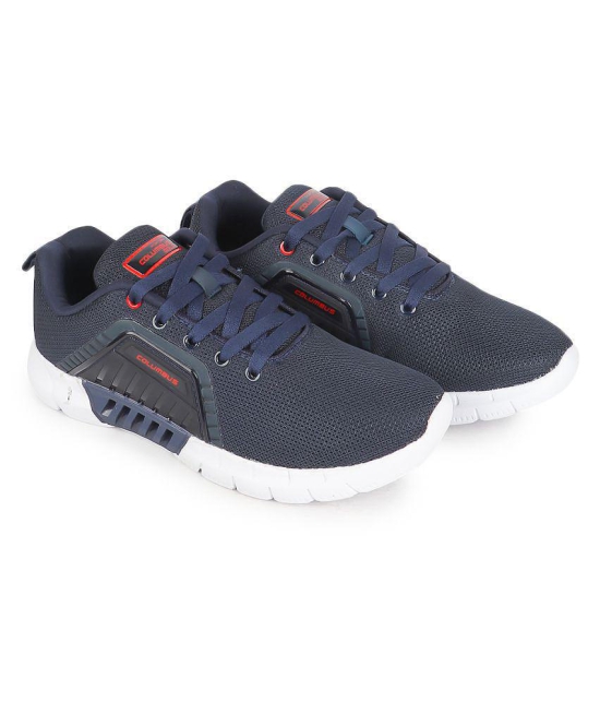 Columbus  Navy  Mens Sports Running Shoes - None