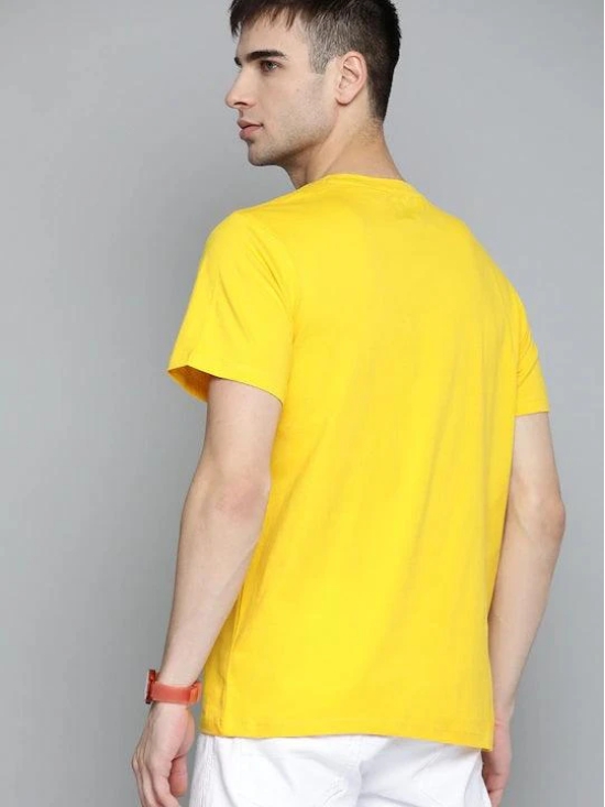 Half Sleeve Mens Chennai Super IPL T-Shirts-S / Yellow