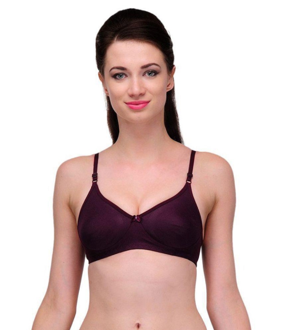 Softskin - Multicolor Cotton Non Padded Women's Everyday Bra ( Pack of 6 ) - 34B