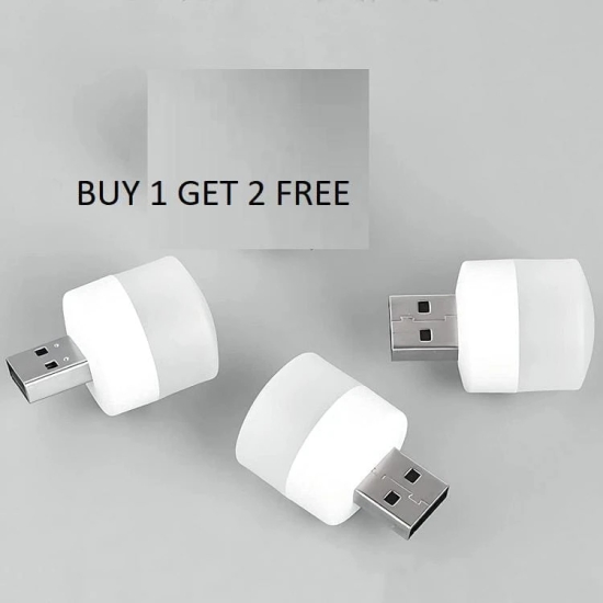 Uttamrobotics USB Night Lights LED Plug in White Buy 1 Get 2 Free