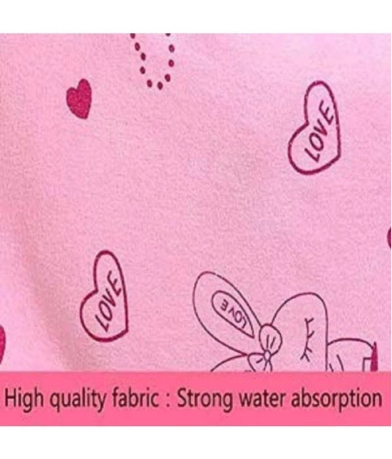 NAMRA Pink Free Size Bath Wrap Towel ( Pack of 1 )