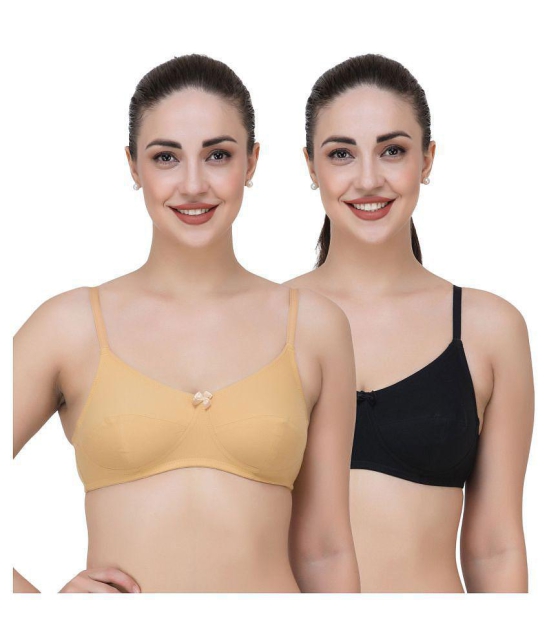 Fasense Cotton Minimizer Bra - Multi Color - 40B