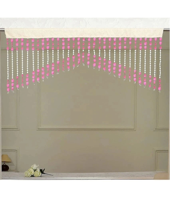 Smart Traders Single Plastic Single Curtain Rod - Pink