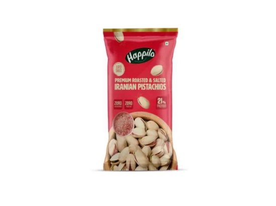 Happilo Smart Snack Roasted & Salted Californian Pistachios 15g