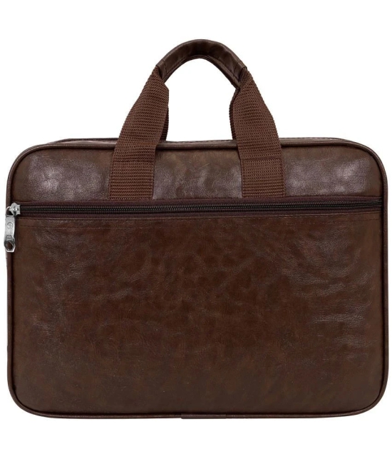 Raylan Brown Solid Messenger Bag - Brown