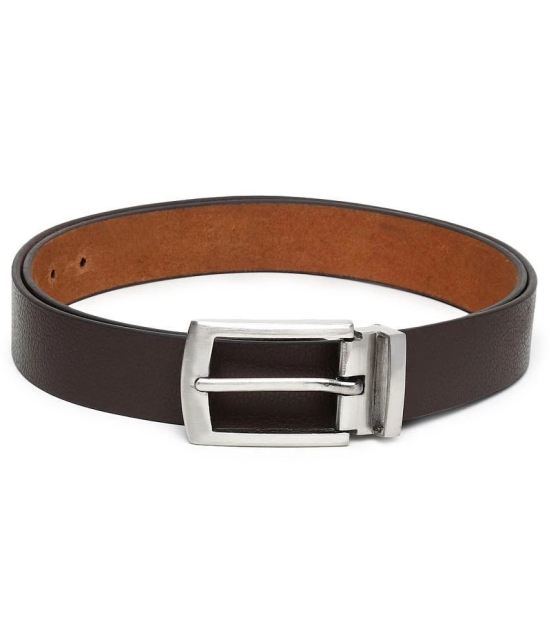 samtroh - Brown Leather Mens Casual Belt ( Pack of 1 ) - None