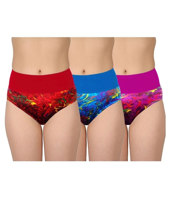 Madam Cotton Lycra Hipsters - Pack of 3 - XL