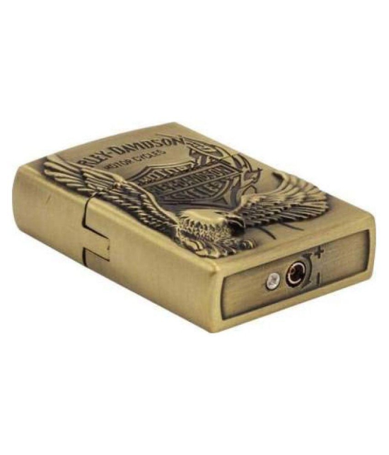 Peshkar Steel Cigarette Lighter - Gold