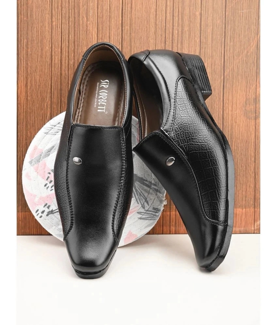 Sir Corbett Black Mens Slip On Formal Shoes - None