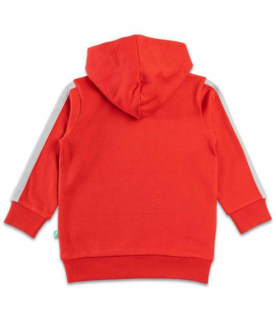 Juscubs - Red Cotton Boys Sweatshirt ( Pack of 1 ) - None