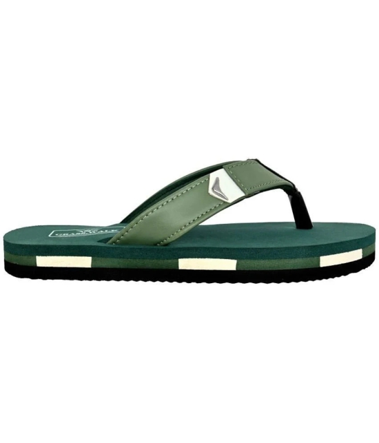 GRASS WALK Green Mens Thong Flip Flop - None