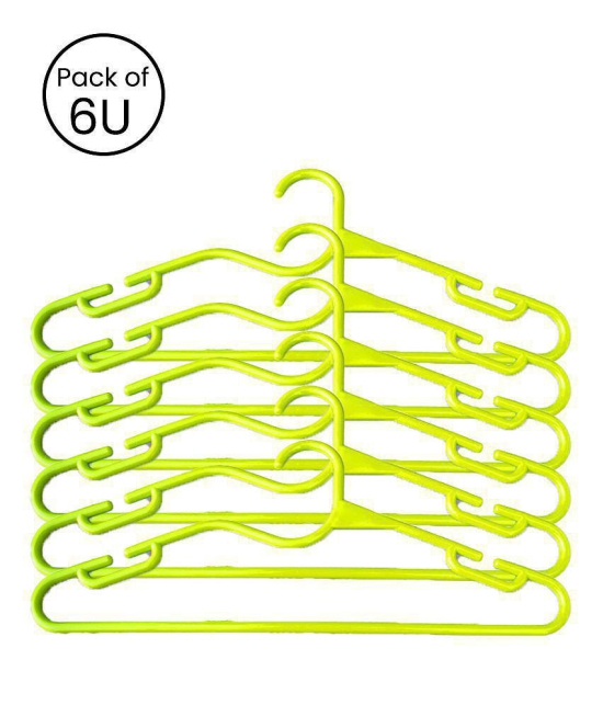 HOMETALES Space Saving Hangers,Green (6U)