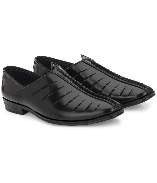 Leeport - Black Mens Jutti - None