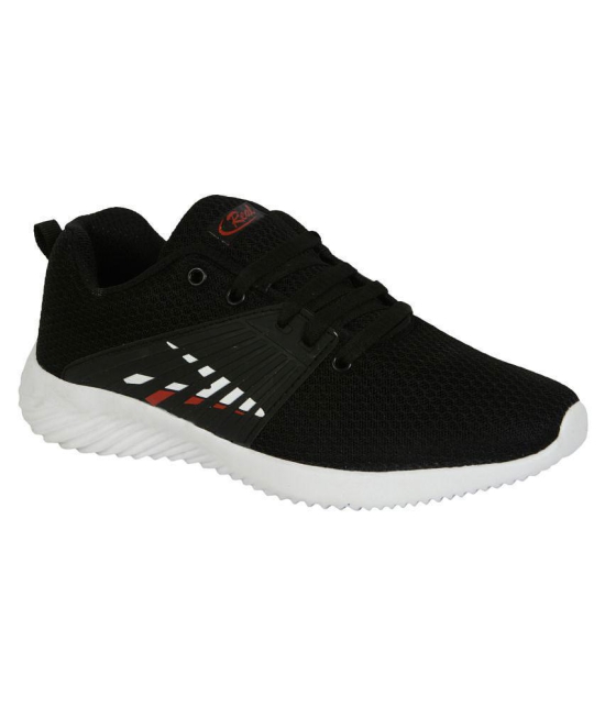 Real Lifestyle Black Casual Shoes - 6