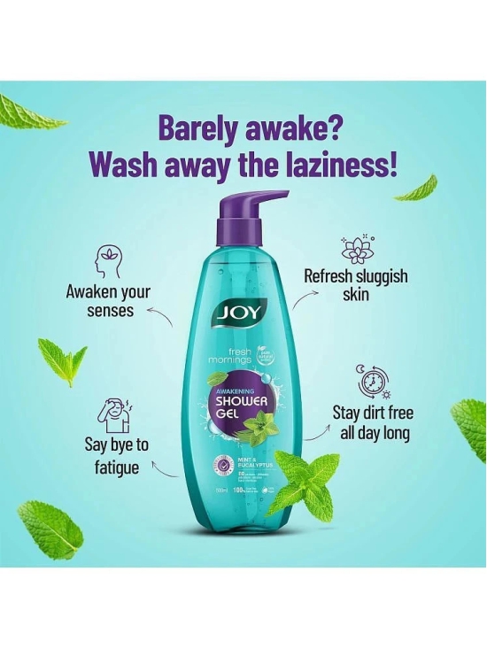 Joy Fresh Mornings Awakening Shower Gel ( Body Wash ), (500ml x 2), Buy 1 & Get 1 FREE