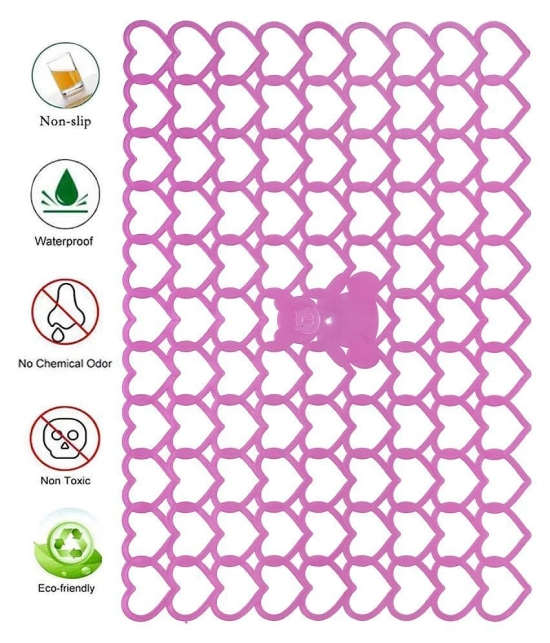 Revexo Set of 3 PVC Pink Fridge Mats - Pink