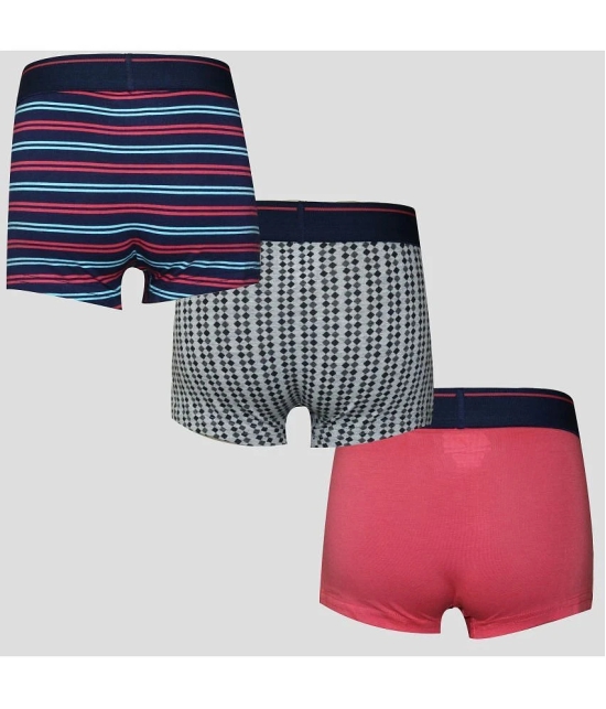 Ariel - Multicolor Cotton Boys Trunks ( Pack of 3 ) - None