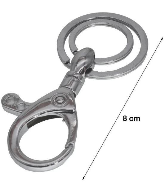 JMALL - Silver Mens Waist Keychain ( Pack of 10 & more )