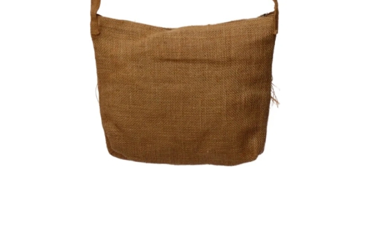 Tisser jute bag With lacework