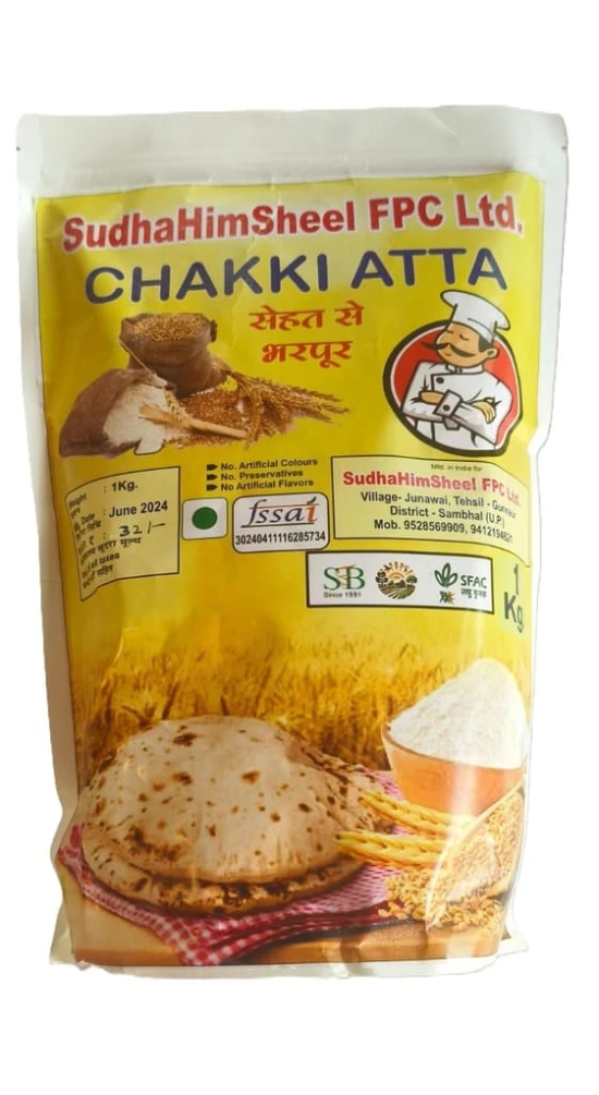 Sudhahimsheel Fresh Chakki Atta - 1 KG