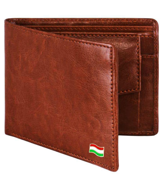 HAMT - Brown Leather Men''s Regular Wallet ( Pack of 1 ) - Brown