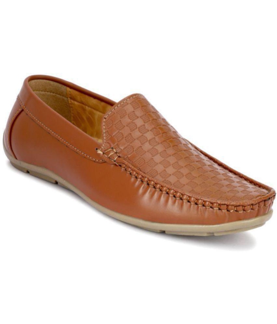 Buxton - Tan Men's Slip on - 8