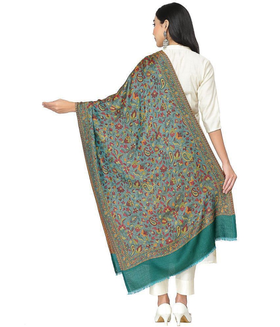 Anekaant Green Self Design Shawl - ( Pack of 1 ) - Green