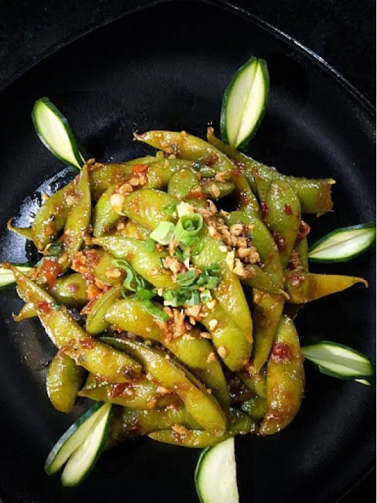 Stir Fried Edamame