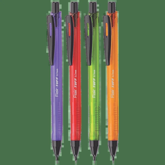 Flair Mechanical Pencil 0.7 With Extra Strong Lead Tubes - For Smooth Writing