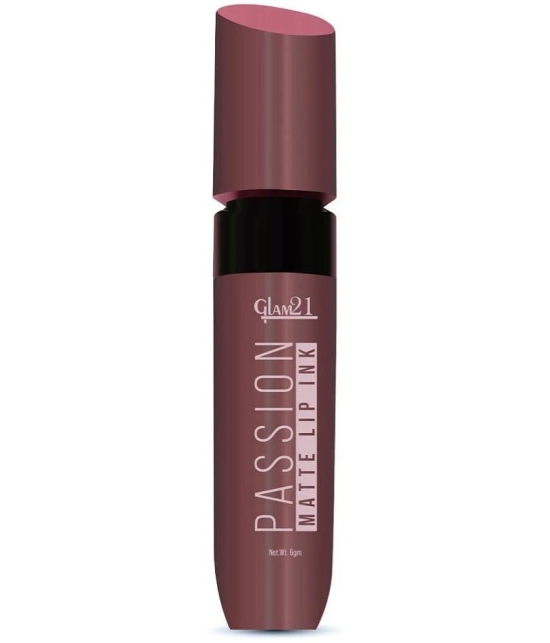 Glam21 Passion Matte Lip Ink Upto 12Hour Color Stay Lightweight & Comfortable 6gm Dark Nights-11