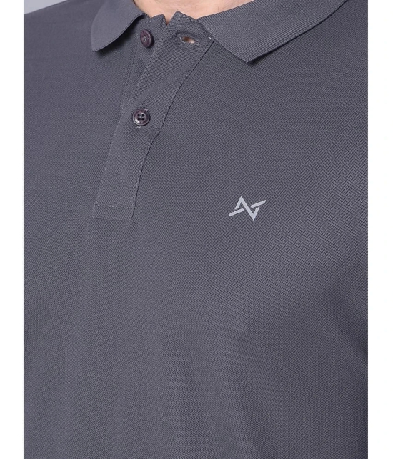 Force NXT Grey Polyester Regular Fit Mens Sports Polo T-Shirt ( Pack of 1 ) - None