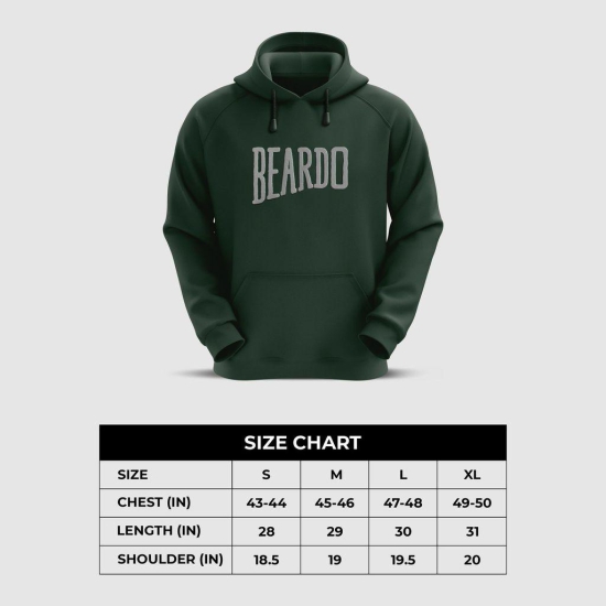 Beardo Lion Heart Hoodie Green