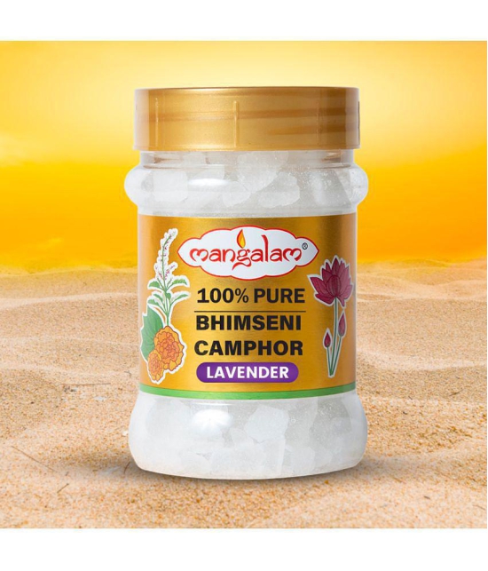 Mangalam Bhimseni Camphor Jar Lavender100g