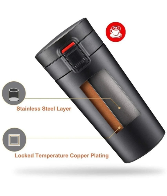 Stainless Steel Vacuum Insulated Mug - Travel Tea and Coffee Mug - Insulation Tumbler with Flip Lid, Mesh Strainer Hot and Cold for Office,Gifts Cup for Hot & Cold Drinks (400ML) - Assorted