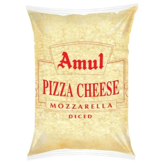 Amul Diced Mozarella Cheese 1Kg, 1 Pc