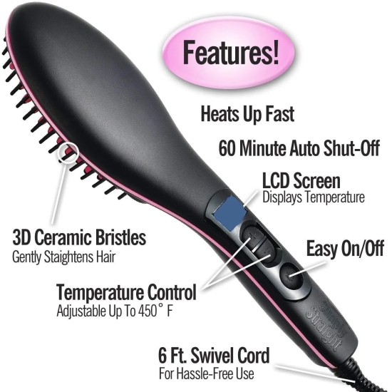 SIMPLY HAIR STRAIGHTENER BRUSH