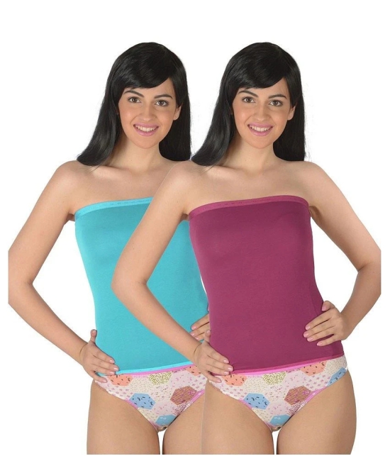 Selfcare Multi Color  Camisoles Pack of 2 - XXL