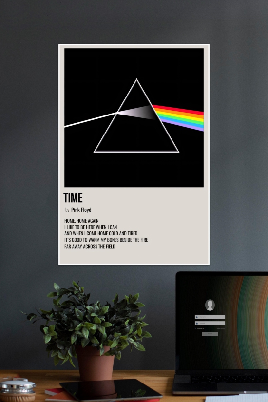 Time | Pink Floyd | Music Card | Music Artist Poster-13X19