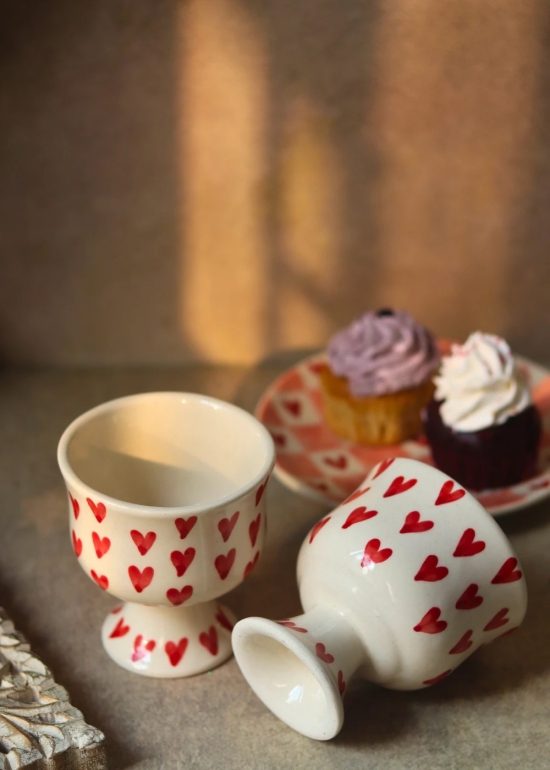 All Heart Ice Cream Goblet-Set of two