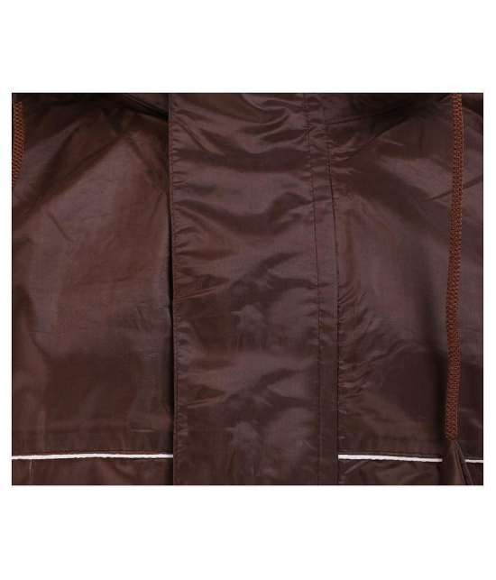 Goodluck Brown Rain Coat - 4XL