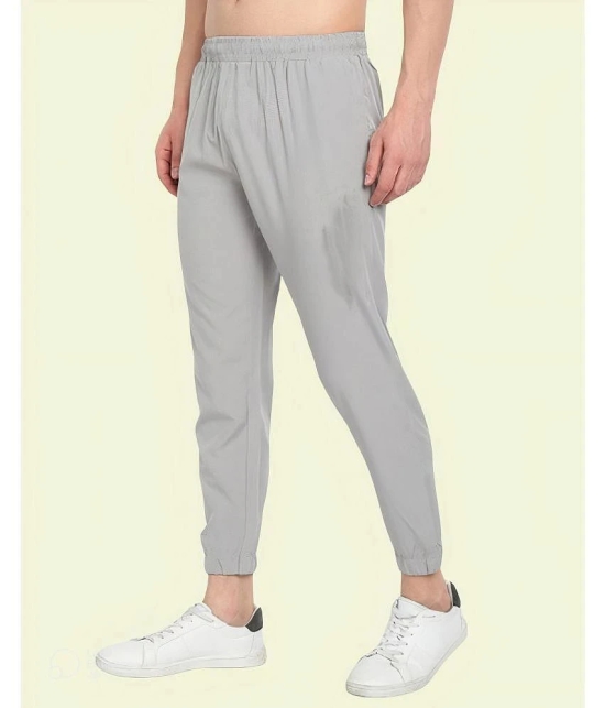 AKTIF Grey Lycra Mens Joggers ( Pack of 1 ) - None