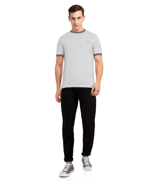 Ruggers Polyester Grey Solids T-Shirt - None