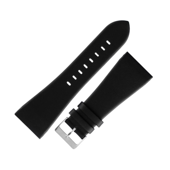 Exelent Leather Watch Strap // Compatible With POLICE Watches Only 30 MM Black